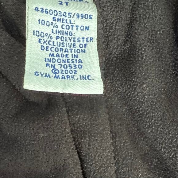 Vintage 2002 Gymboree Black Corduroy Jacket Coat Hooded Toddler Boy 2t  Holiday - Picture 5 of 5